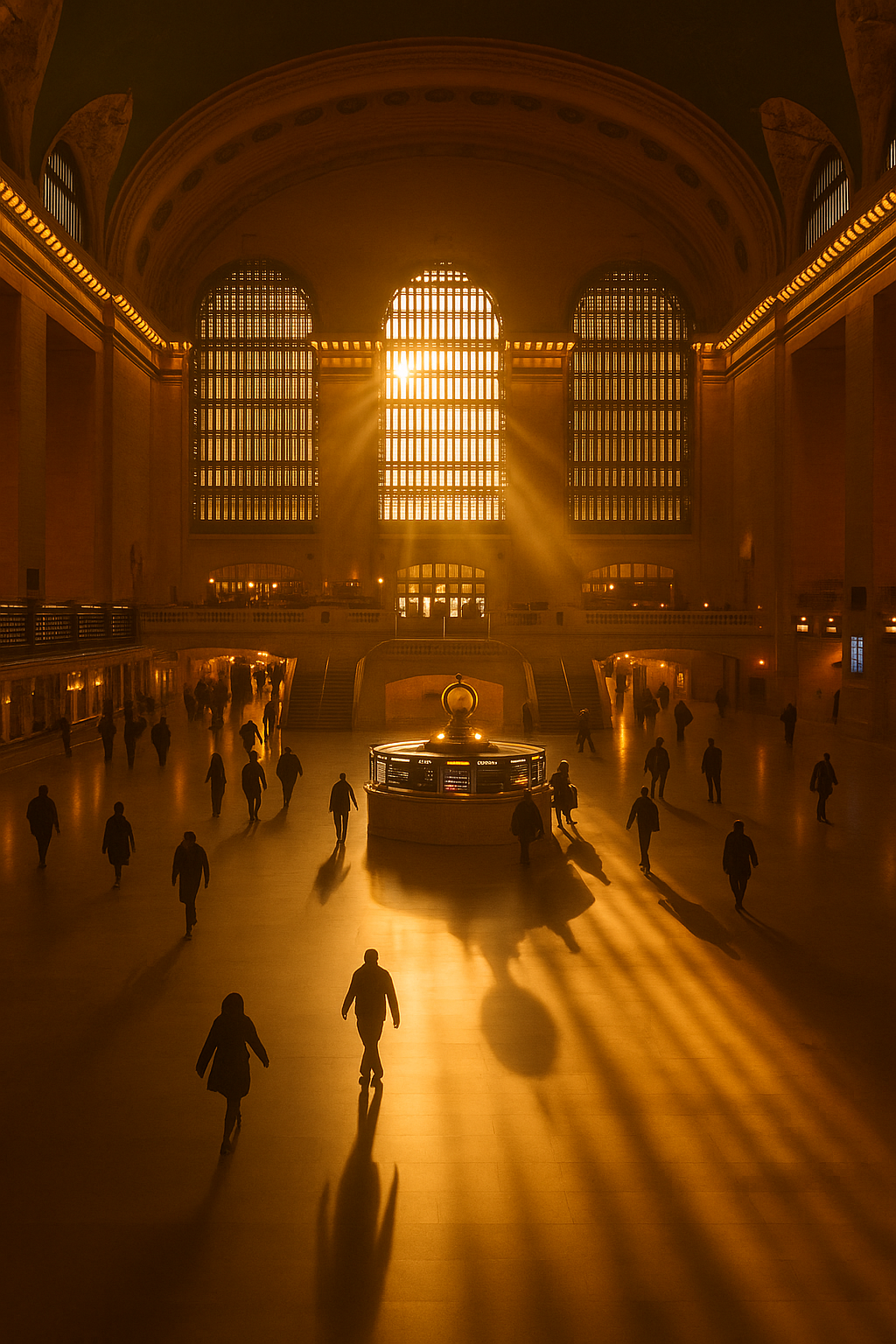 Golden Hour in Motion: The Timeless Beauty of Grand Central Terminal